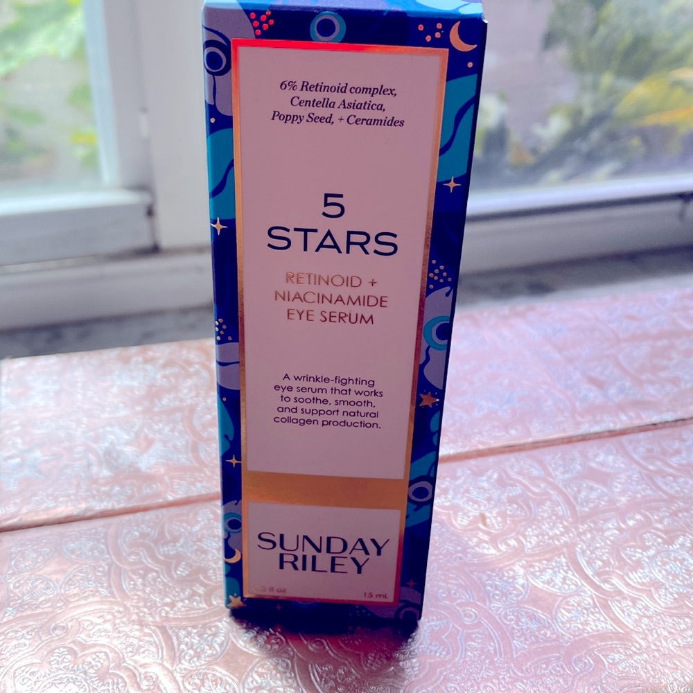 5 stars ,  RETINOID +NIACIMIDA,    eye serum